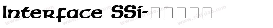 Interface SSi字体转换